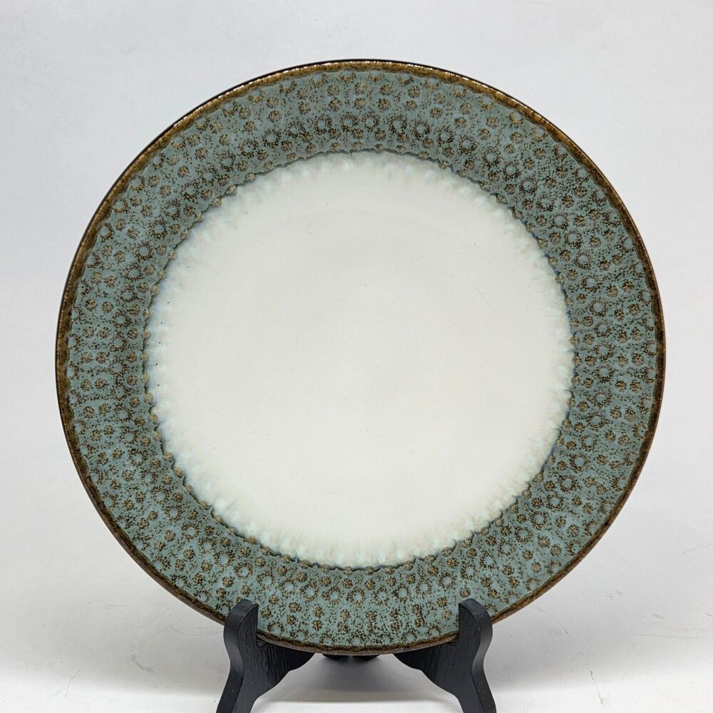 Pier 1 "ALLISON" 9 1/2" Speckled With Raised Dots Salad Plate EUC